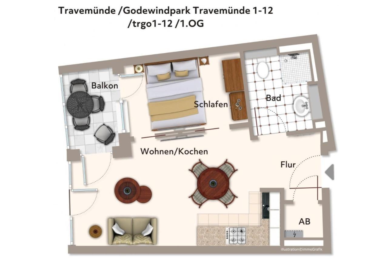 דירות ליבק Godewindpark Travemuende Godewindpark Travemuende 1-12 מראה חיצוני תמונה